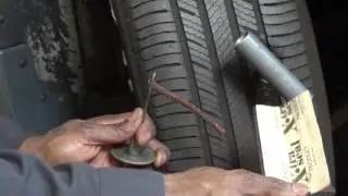 how to plug a tire in your driveway