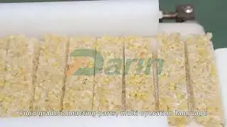 Automatic Sesame Snacks Bar Machine Cereal Brittle Production Line Protein Nut Candy Bar Machines