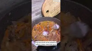 Гречка с говядиной на ужин