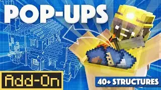 Pop-Ups Add-On | Minecraft Marketplace Addon | Showcase