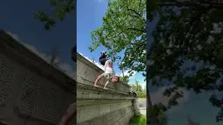 Крутые трюки в Пятигорске | Лучший Паркур и Сальто | Parkour guy jumped an incredible stunt 