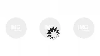 Double stars rotation loading animation black and white