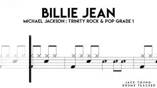 Billie Jean   Trinity Rock & Pop Drums Grade 1 (OLD)