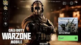 COD Warzone Mobile New 60 Fps Ultra HD ios v1.4.0 Alpha Gameplay | ROXPLAY