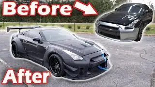 How To Install Widebody Kit On A Wrecked GTR (Part 6)
