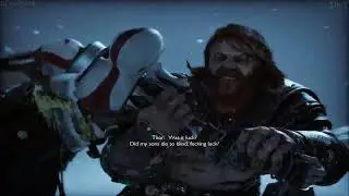 God of War Ragnarök: Kratos vs Thor #kratos #thor