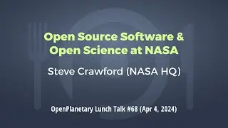 OP Lunch Talk #68: "Open Source Software & Open Science at NASA”