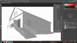 РИСУЕМ ДОМИК БЕЗ 3D
