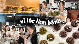[Vlog #11] Making cakes as gifts for November 19th with Nphuong and F4 🩷🍪✨