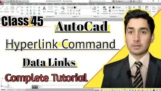 AutoCAD Class 45: Hyperlink Command & Data Links in AutoCAD | Add URLs & Excel Links to Drawings