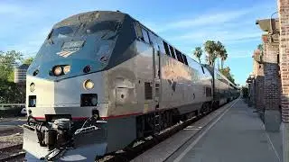 Amtrak Surfliner RARE P42 #14 and Dome Car 2/21/2026