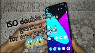 ISO double tap gesture for 😱😱any Android phone