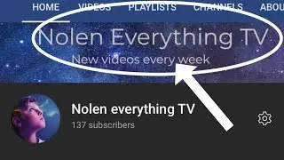How to make a YouTube banner