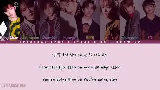 🔴 Stray Kids (스트레이 키즈) - Grow Up (OT8/SKZ2020 ver.) [Han/Rom/Eng] Color Coded Lyrics | Spectral KPOP