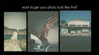 HOW TO EDIT YOUR PHOTO TO LOOK LIKE INSTAX/POLAROID EFFECT (35mm EFFECT) USING VSCO