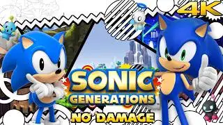 Sonic Generations - 100% Full Game Walkthrough (All Red Rings/Collectibles & Hard Mode) | No Damage