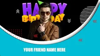 How to make Birthday Poster Design in Pixellab