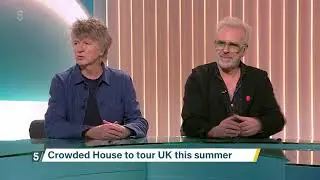 Crowded House on Channel 5 News - 05 June 2024