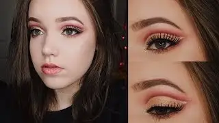 RED AND GOLD WINGED CUT CREASE MAKEUP TUTORIAL