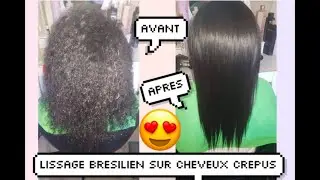 COMMENT FAIRE UN LISSAGE BRESILIEN SUR CHEVEUX AFRO