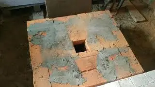 Фундамент под печь в бане.