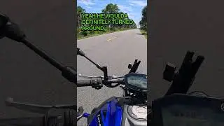 And Hes Gone... #bikesvscops