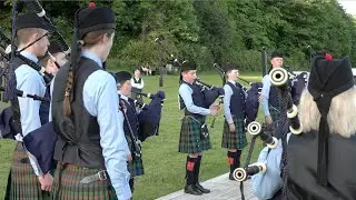 Highland Cathedral by Vale of Atholl Pipe Band during 2023 Highland Nights in Pitlochry Scotland
