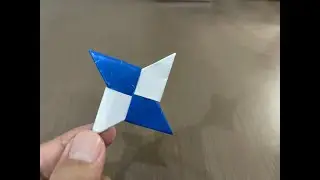 How to Make a Paper Ninja Star Shuriken - origami