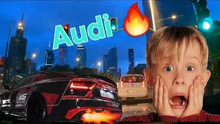 Покатушки по ночному городу и пригород на Audi a6 c5 красивый город