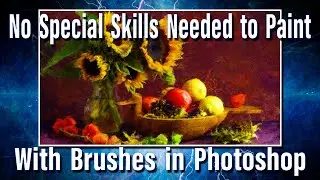 Painting with Brushes in Adobe Photoshop.