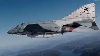 P3Dv4 5 - MilViz F-4J Phantom II low-level in Norway