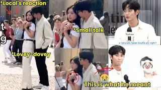 OHMYGOD SOOWON WHAT IS THIS BEHAVIOR😭😭 Their small talk in between & The way he holds her uff🥹 😍