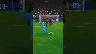 Perfect Free Kick #shorts #football #pes