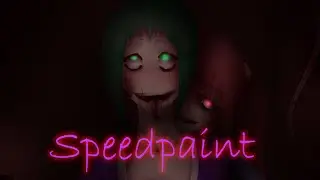 Miku & Gumi Speedpaint-The Spider and the Kitsune(WARNING GORE)