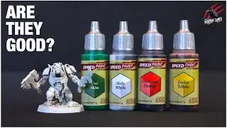 NEW SPEED PAINTS BY ARMY PAINTER - Are They Good? Comparison With Contrasts & A Full Orruk Painting