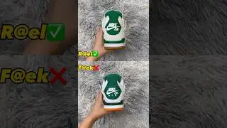 Real Vs Fake Pine Green Jordan 4 