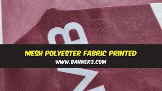 Flag Fabric - Polyster Mesh Printed - Banner3.com - Fabric Print in KL Malaysia