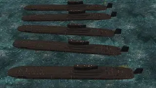Submarine Typhoon In Generals Zero Hour Silent Death Mod RUSSIA VS USA