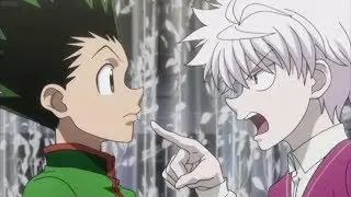 Discussão amigável entre gon e killua