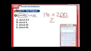 Percent & Estimation - Middle School Math