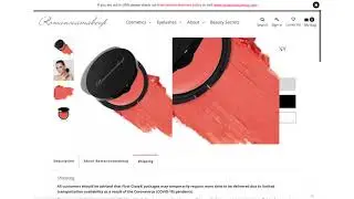 Cosmetics online store in USA