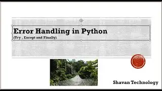 10. Error Handling (Try, Except and Finally) in Python || PyCharm (Basic)