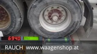 Mobile Achslastwaage Containerwaage Rauch