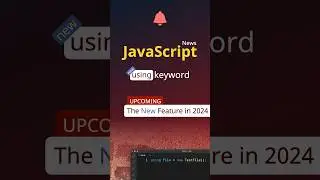 Using is a New Keyword in JavaScript 