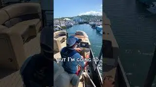 Bridge Marina Boat Maneuvering How-To: Make a 180 Degree Turn in a Marina PART 1 OF 2 #boat #shorts