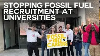 What is the Fossil Free Careers campaign?