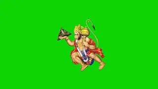 flying hanuman ji || Hanuman ji Animated || Green Screen