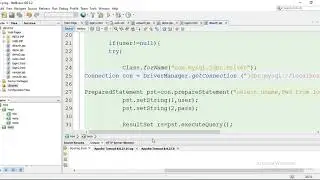 JSP program to authenticate login page using database(mysql)