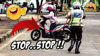 TINGKAH LUCU PENGENDARA SAAT DITILANG POLISI