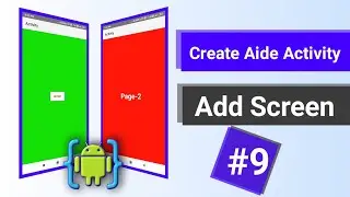 #09-Aide How To Create Activity or Pages In Aide-IDE Hindi